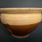 2 antique stoneware bowls