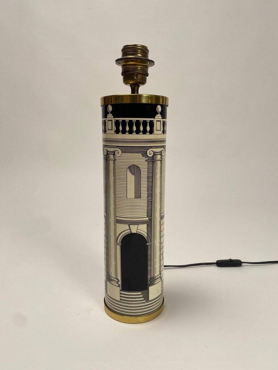 Architecture Table Lamp by Piero Fornasetti, Italy, 1980s