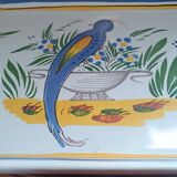 Empty pocket signed HB Henriot Quimper - Hand-painted faience