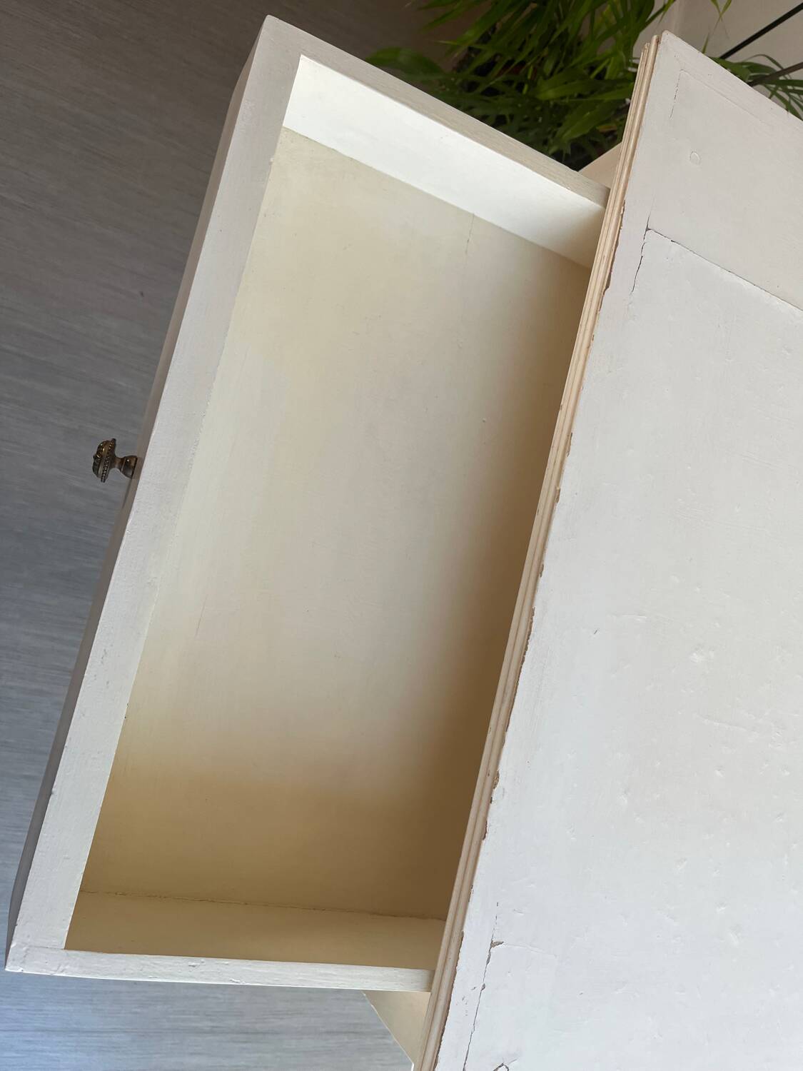 Small patinated wooden table