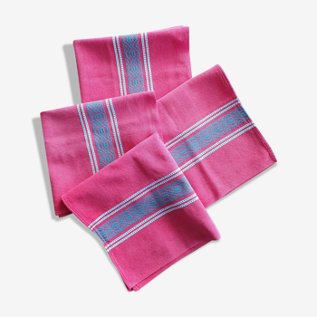 4 serviettes bistrot authentique