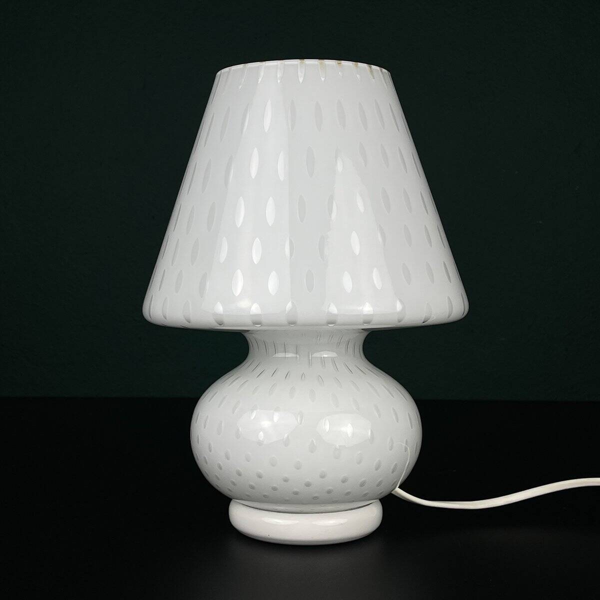 Murano glass table lamp Mushroom, Italy, 1990s