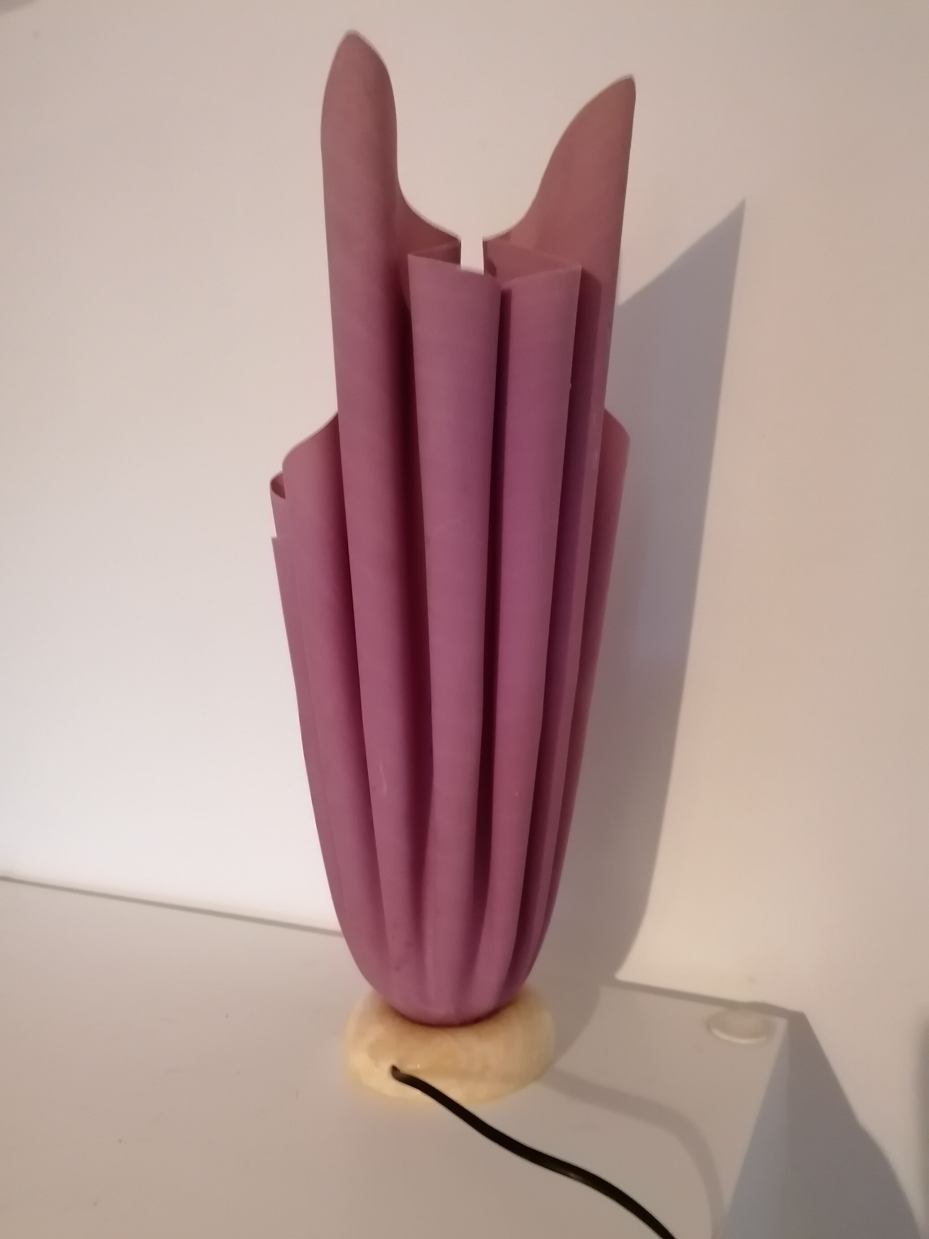 Draped lamp design Georgia Jacob model Athena vintage 70