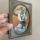 Antique brass frame