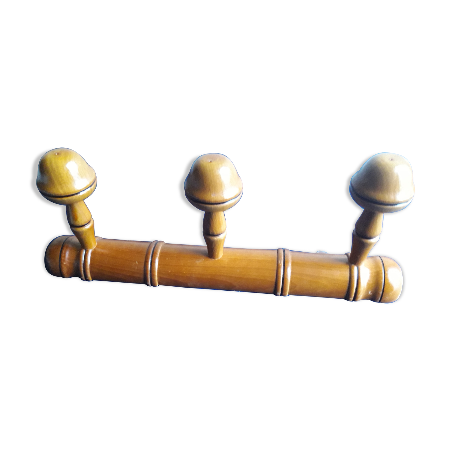 3 wooden coat rack