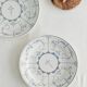 Set of 2 Boch soup plates, Copenhagen decor