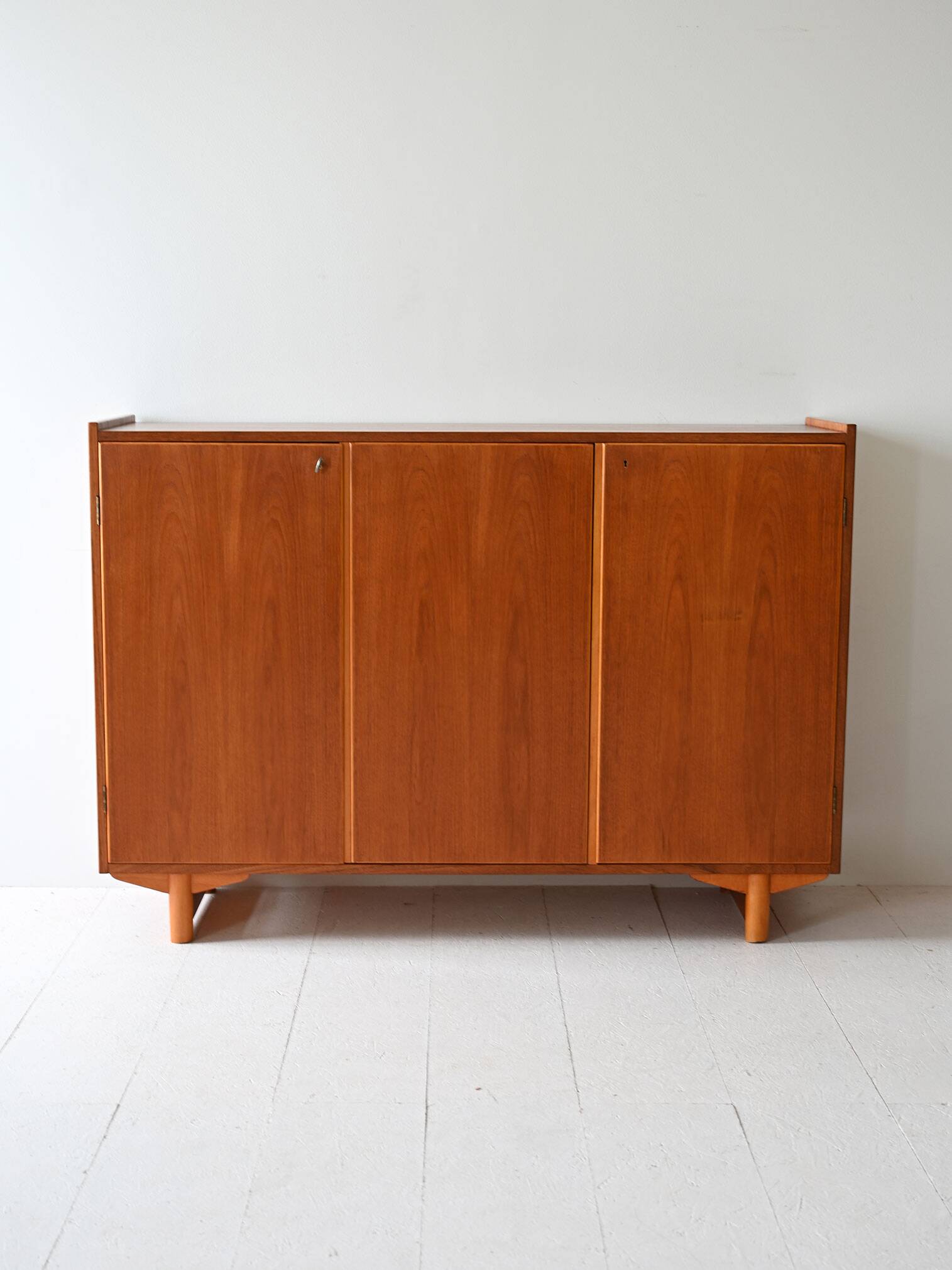 Nordic high sideboard from the 60s