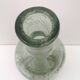 Vase soliflore vintage en verre soufflé et bullé