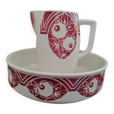 Old toilet bowl