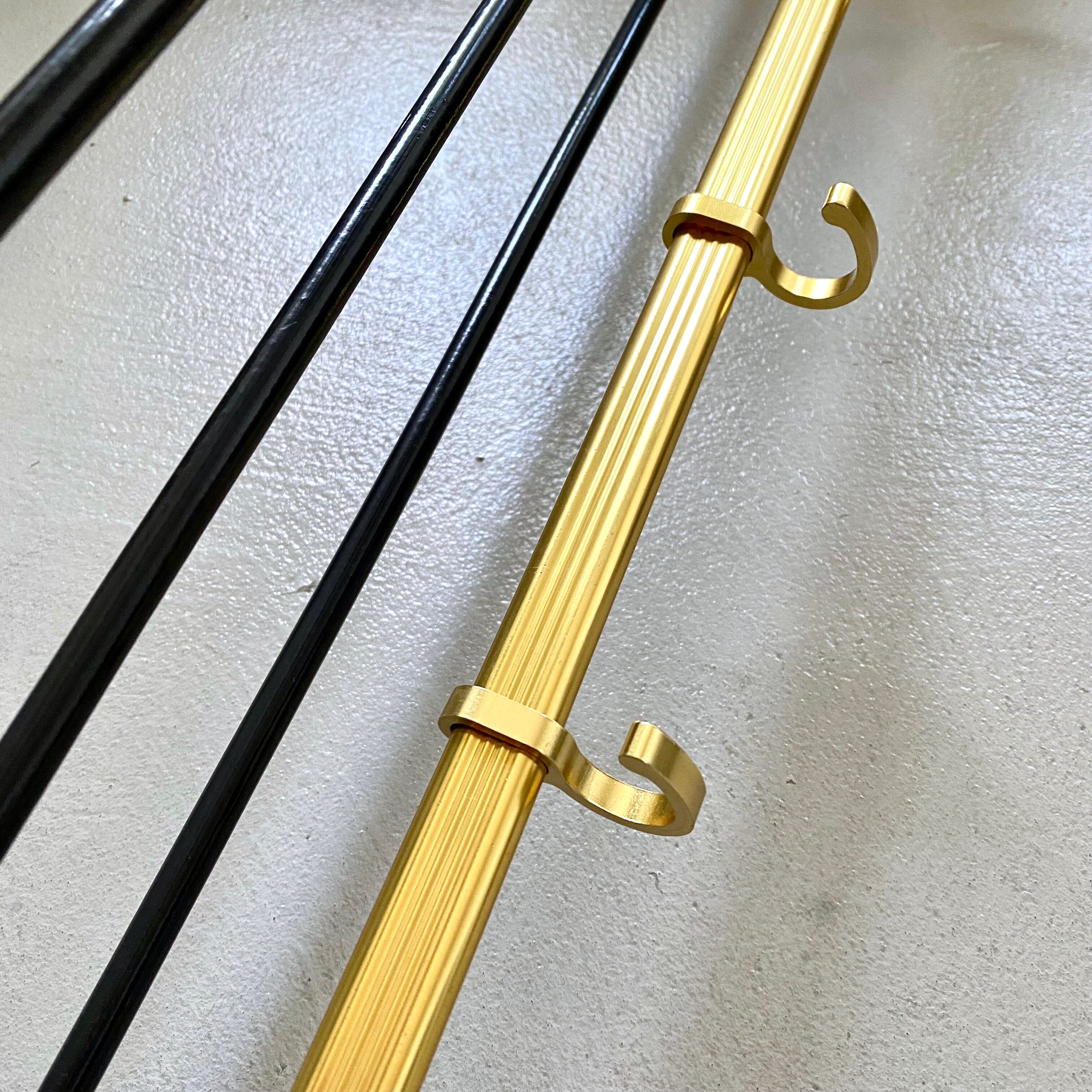 60s wall coat rack
