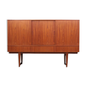 enfilade en teck, design danois, années 1960, danemark