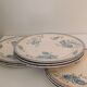 9 flat plates Royat U&C Sarreguemines