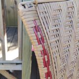 Vintage rattan armchair