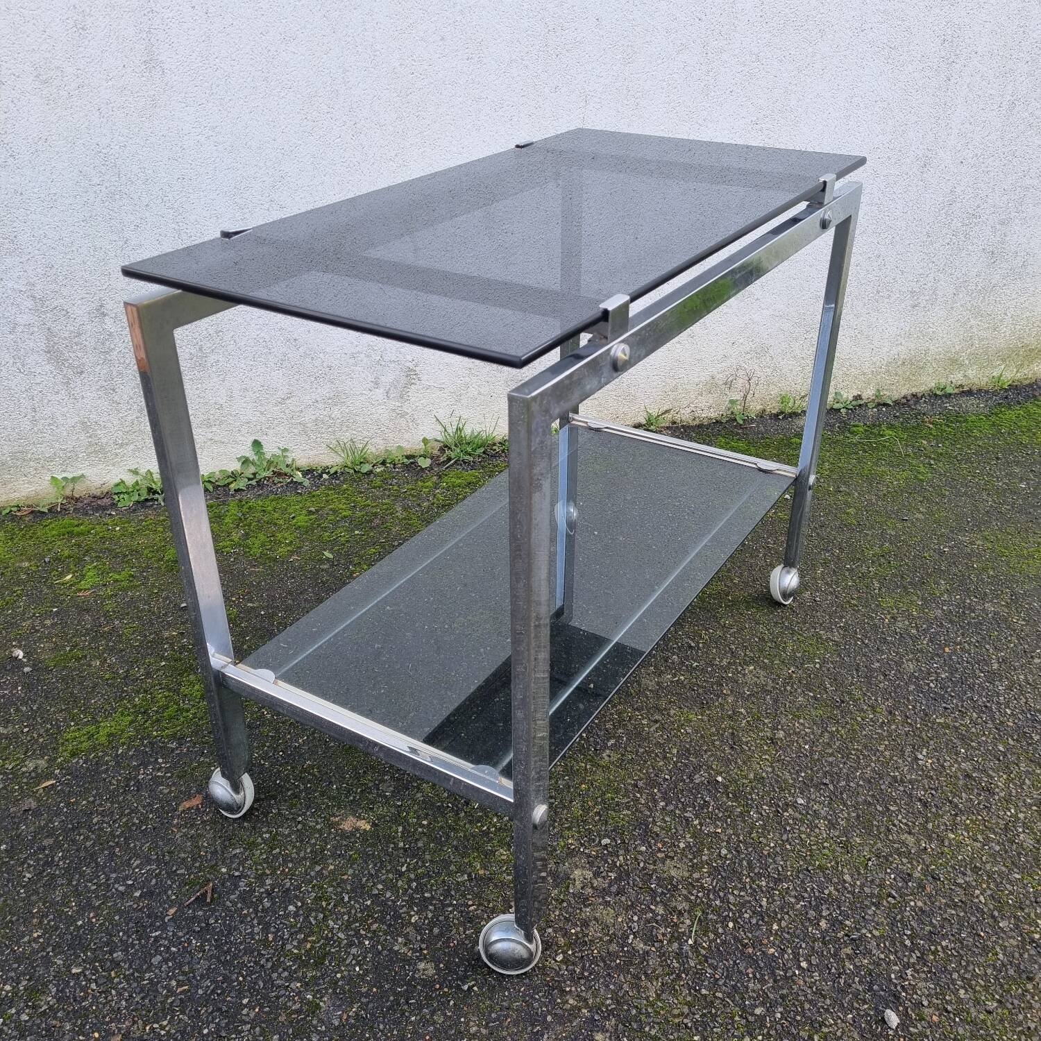 1970s rolling serving table