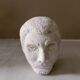 Plaster head of a man