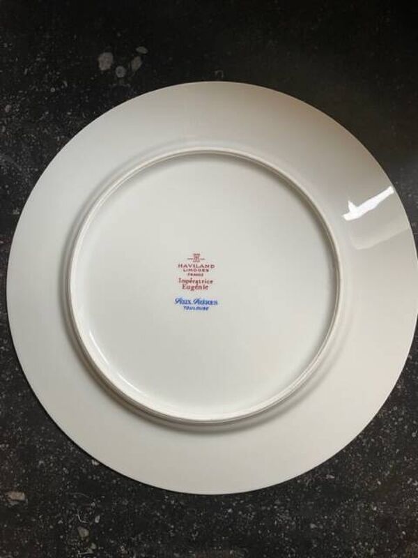 Assiette Impératrice Eugénie, Haviland, Limoges