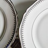 Set of 6 Sologne porcelain dessert plates