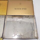 Set of 4 old cigarette boxes