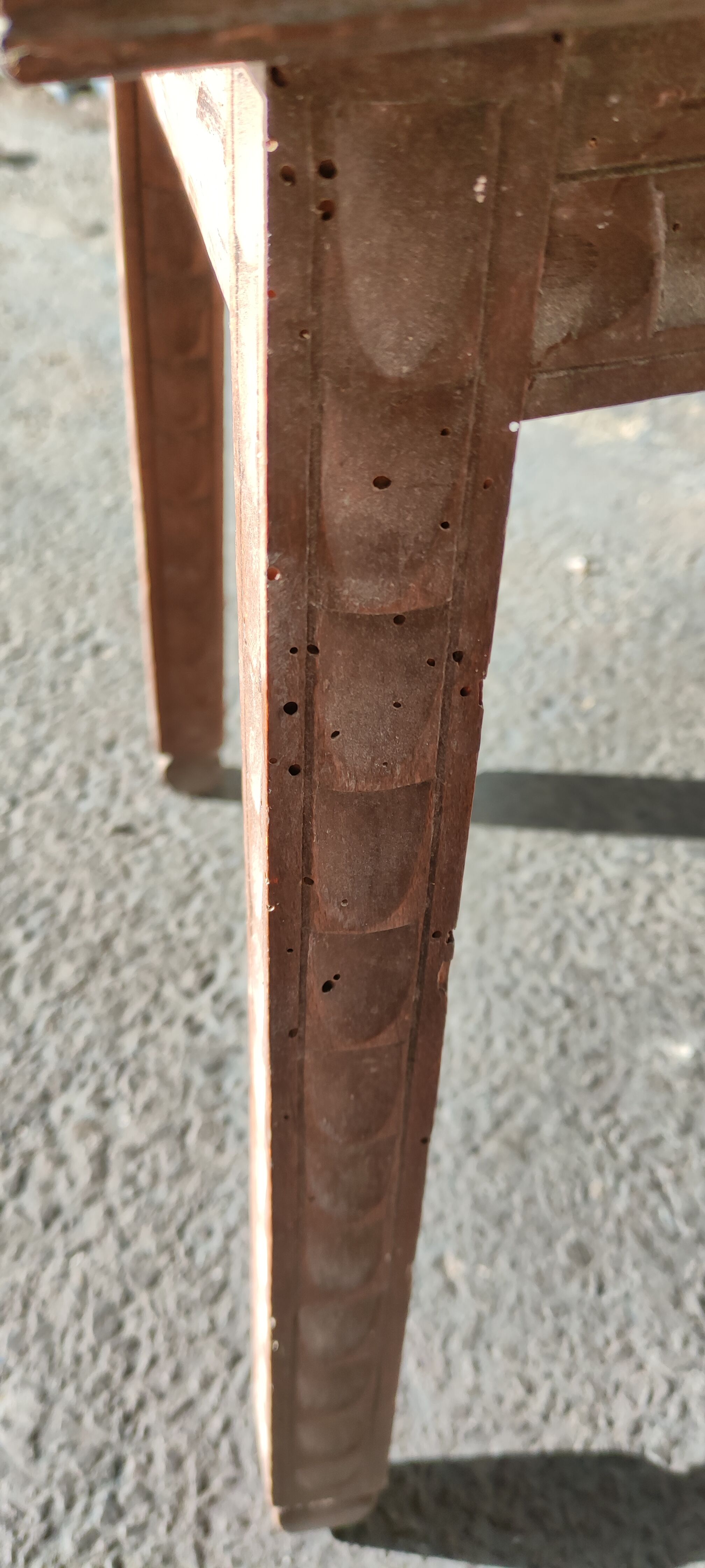 Pair of wooden stools
