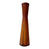 Grand vase solifore en verre de murano soufflé à la bouche, Italie 1970