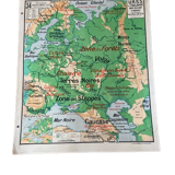 Old school map 34bis ed. Vidal-Lablache / USSR and Finland