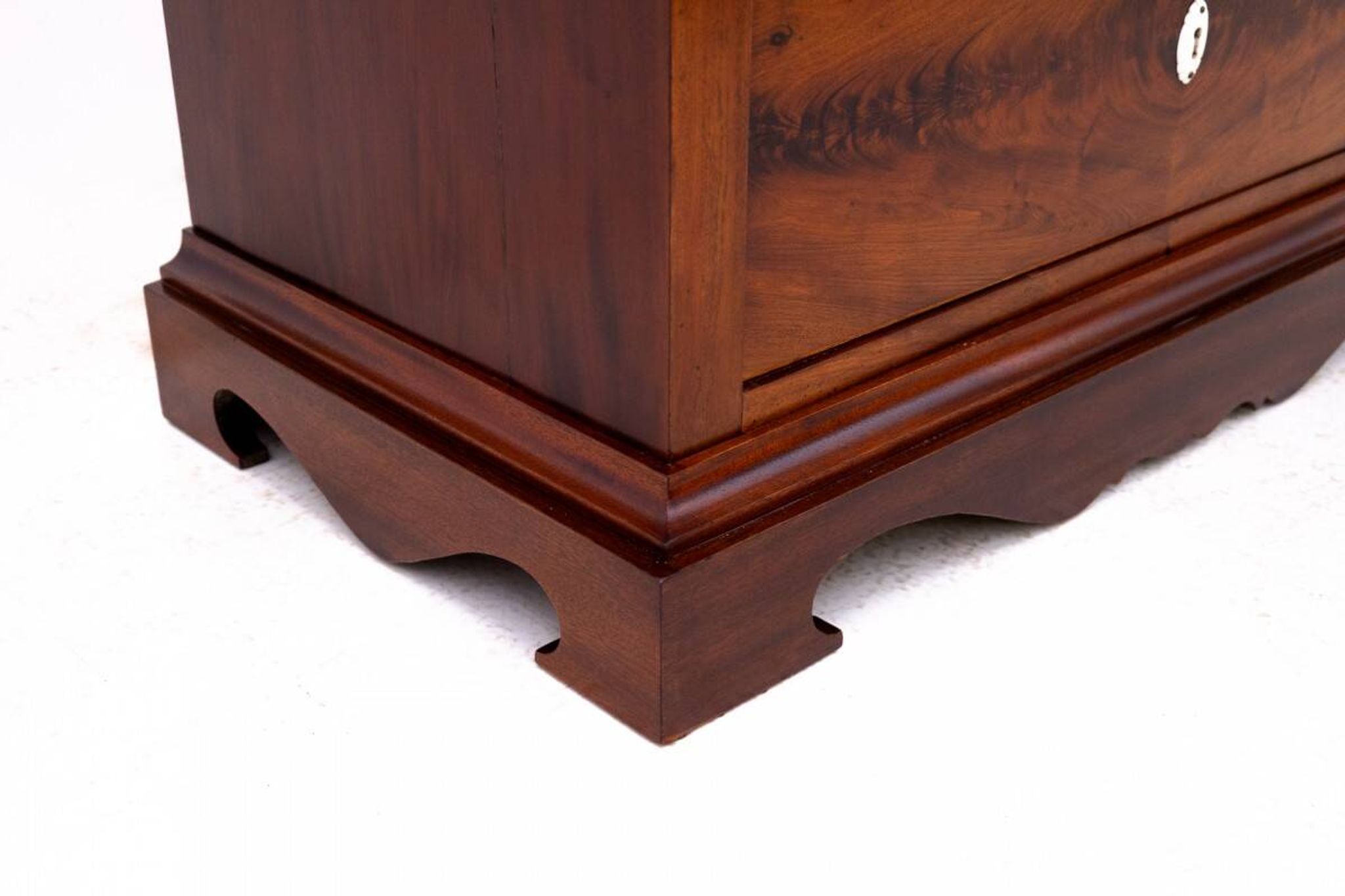 Antique mahogany chest of drawers with drawers, Scandinavia, 2nd half of th