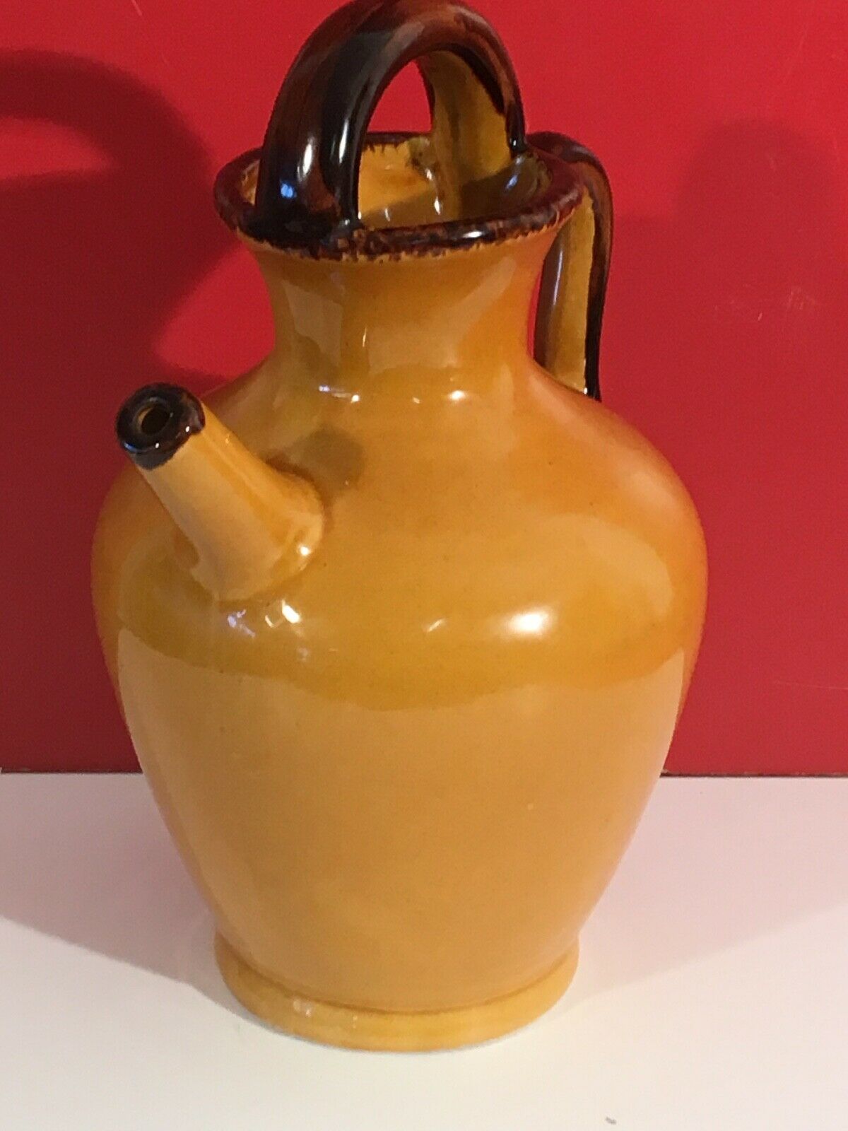 GM vintage vernissé earth jug