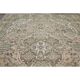 1970s Vintage Persian Handmade Wool Orange Area Rug 298x370