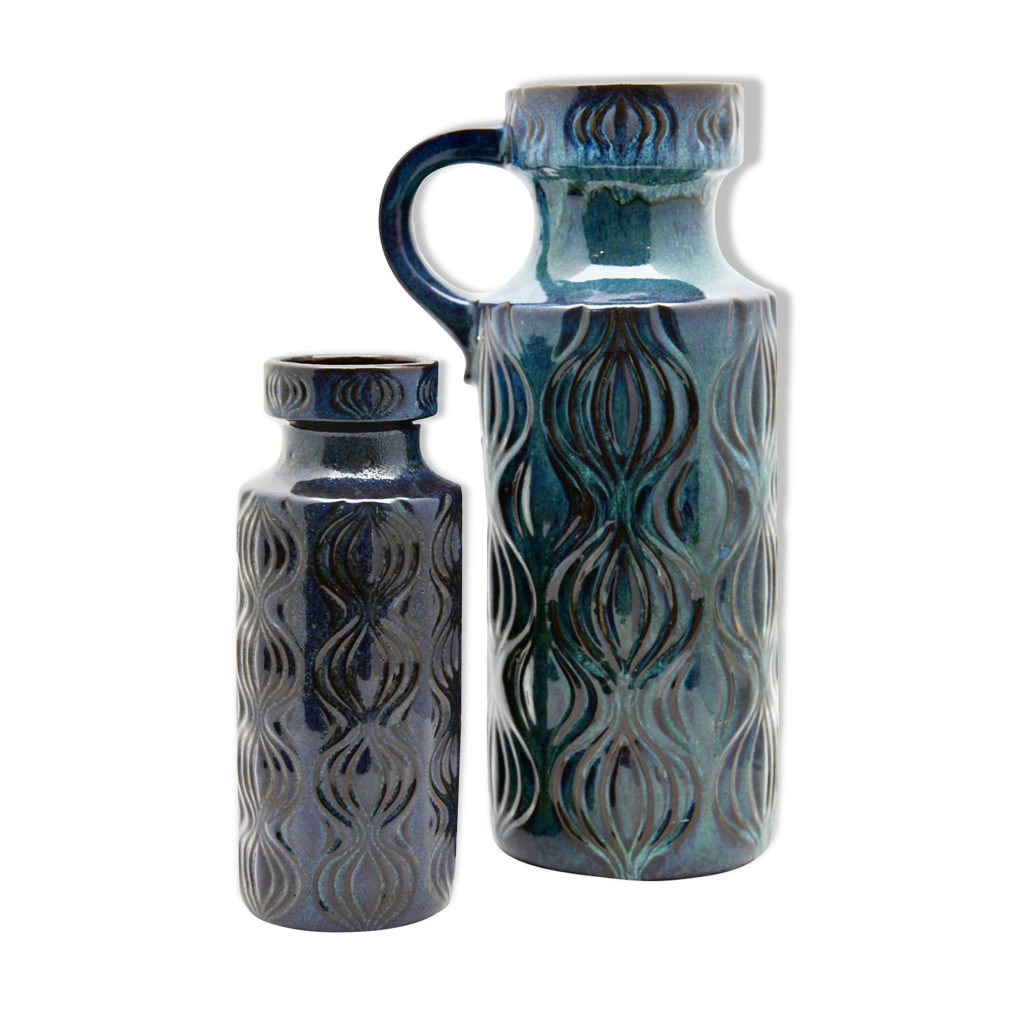 Set of 2 vases Scheurich 1970