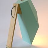 Lampe de table en bois polychrome Seletti minimaliste