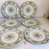 Six Royal Doulton Provençal dinner plates