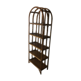 Rattan bookcase 70s