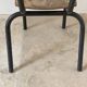 Chaise d’école vintage enfant bois et métal noir style industriel