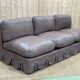 3-seater leather sofa made in the 70s