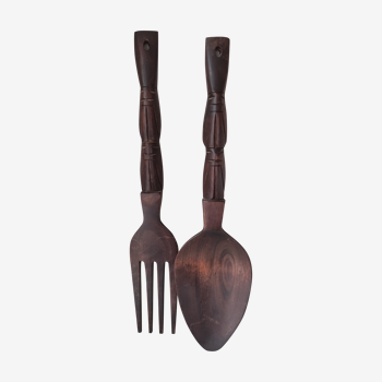 Vintage wooden cutlery
