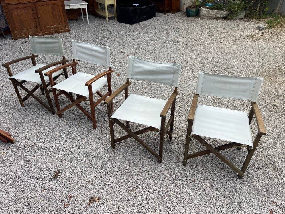 Lot de 7 chaises de jardin vintage