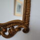 Miroir baroque doré vintage