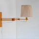 Mid-century Modern Scandinavian Accordion Wall Lamp, 1970s