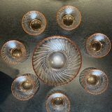 Set of 7 bowls and 1 salad bowl in Rosaline Arcoroc