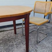 Table à manger scandinave extensible attribuée à Hans Ehrlin pour Tranås, 1980