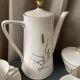 Bavaria porcelain coffee service with wheat decor