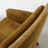 Fauteuil en hêtre, design scandinave, années 1960, designer : Folke Ohlsson, manufacture : Fritz Hansen