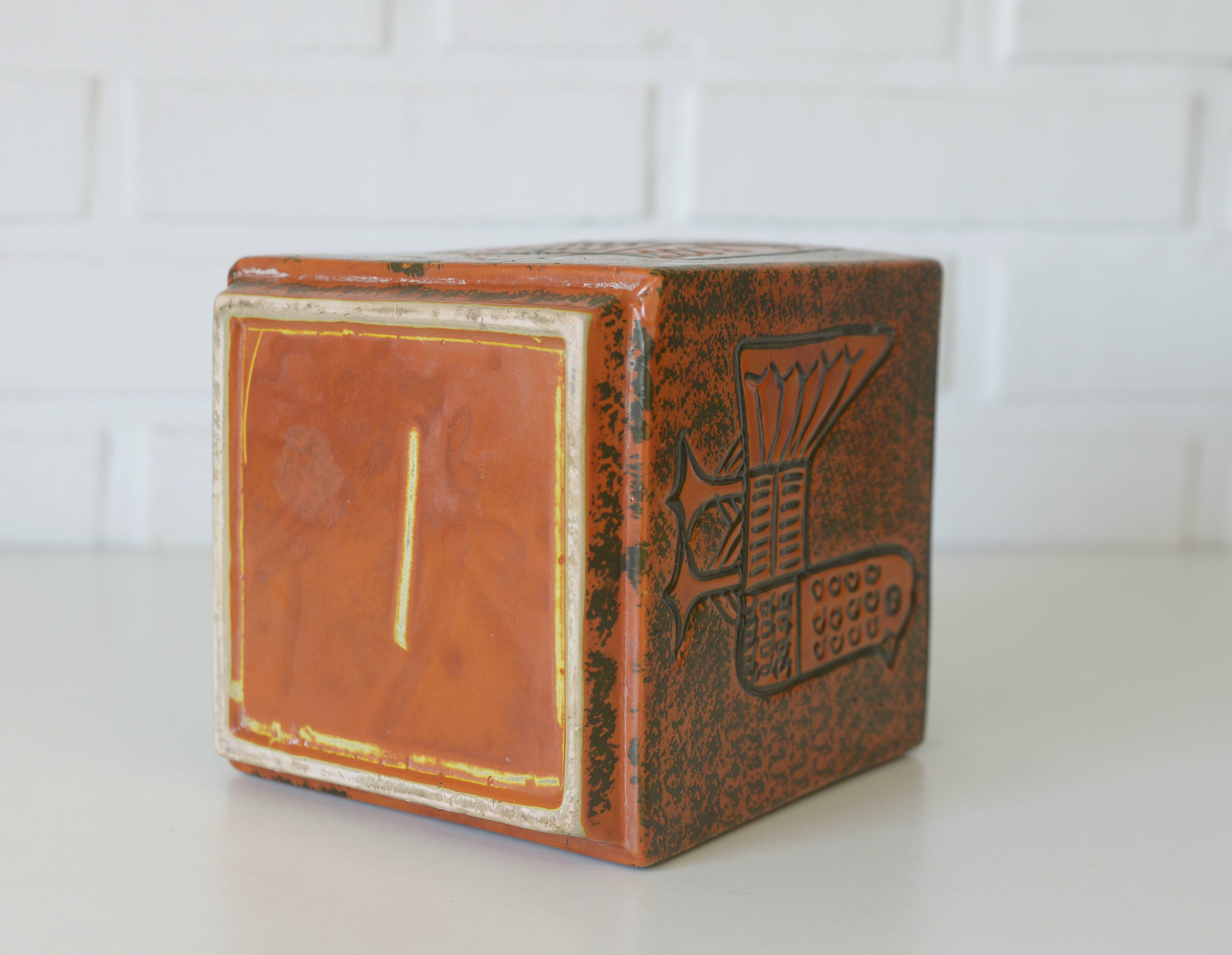 Vase en céramique Tófej Ceramic, Hongrie années 1960