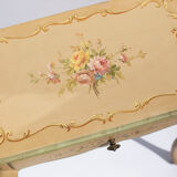 Pair of Louis XV style beside tables painted 50s