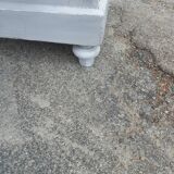 Parisian buffet old gray patina 2 doors 2 drawers