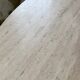 Travertine dining table 1970 Italy Tobia Scarpa
