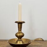 Brass hand candlestick