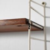 "Hylla" wall shelving system in teak
