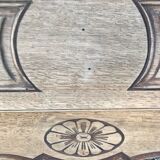 Louis XV style 3-drawer chest of drawers in oak