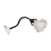 Applique porcelaine et laiton